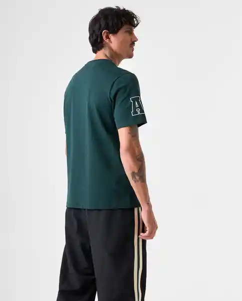 Camiseta Hombre Verde Talla L 842G090_VER195406 Americanino