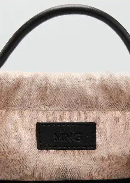 Bolso P Emilia Negro Talla 99 Mujer Mango