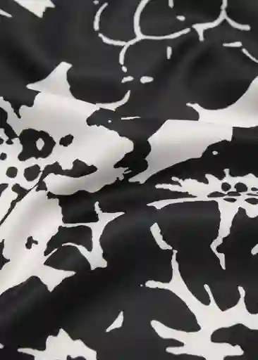 Pañuelo Sae Negro Talla 99 Mujer Mango