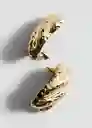 Pendientes Mavi Oro Talla 99 Mujer Mango