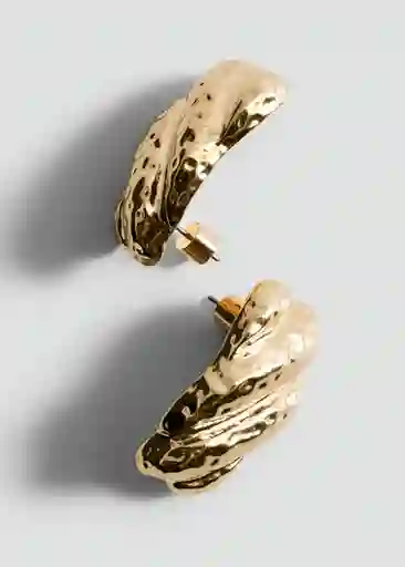Pendientes Mavi Oro Talla 99 Mujer Mango