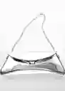 Bolso M Roe Plata Mujer Mango