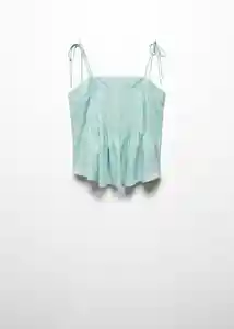 Top Cel Verde Pastel Talla 20 Niñas Mango