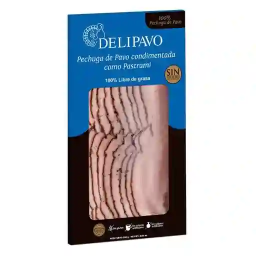 Delipavo Pechuga Pavo Condimentado Como Pastrami