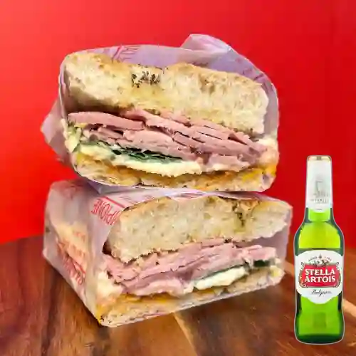 Combo Panini Venecia + Stella Artois 350 ml