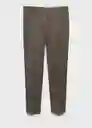 Pantalón París Beige Talla 40 Hombre Mango