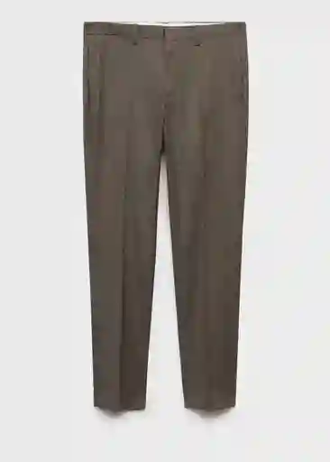 Pantalón París Beige Talla 40 Hombre Mango