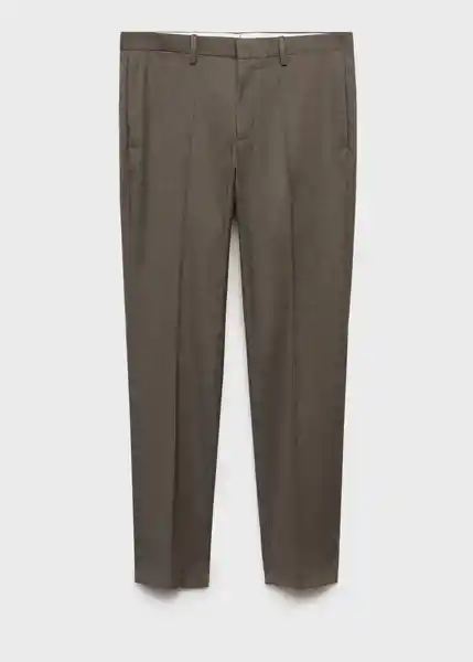 Pantalón París Beige Talla 40 Hombre Mango