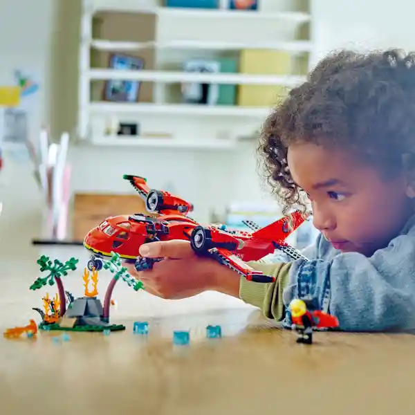 Lego Set de Construcción Avión de Rescate de Bomberos