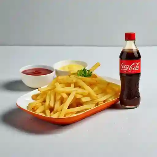 Combo Papas a la Francesa + Coca Cola Original 400 ml
