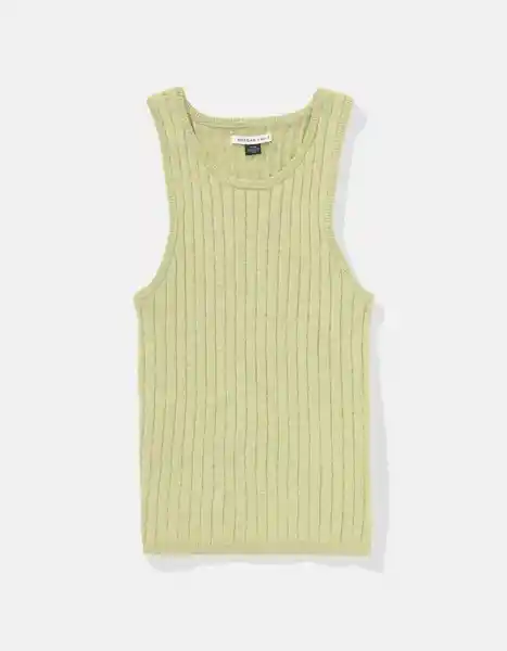 Suéter Mujer Tejido Verde Talla: SMALL 1449309 American Eagle