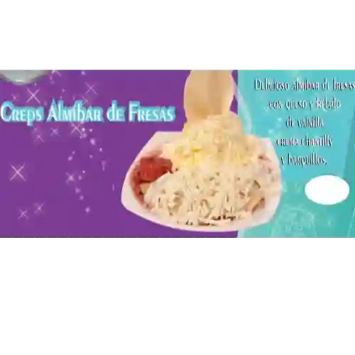 Creps Almibar de Fresas