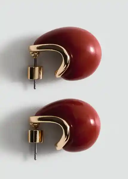 Pendientes Cameron2 Rojo Talla 99 Mujer Mango