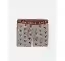 Bóxer Hombre Gris Talla SMALL American Eagle