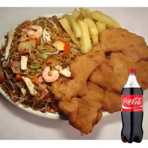 Combo Promo Chowfan Chuleta +Cocacola Orig 1.5l