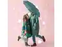 Abrigo Impermeable Para Mujer Verde Casaideas