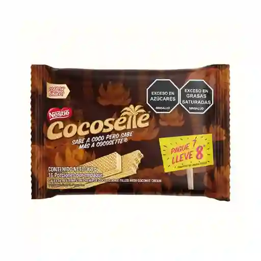 Galleta Cocosette Wafer Con Crema de Coco 368 g