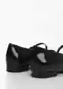 Zapatos Cloe Mujer Negro Talla 41 Mango