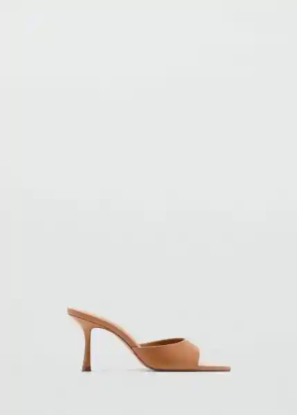 Sandalias Pepyt Camel Talla 36 Mujer Mango