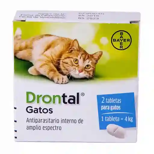 Drontal Gatos X 2 Tabletas