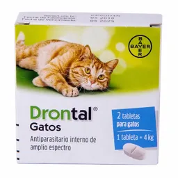 Drontal Gatos X 2 Tabletas