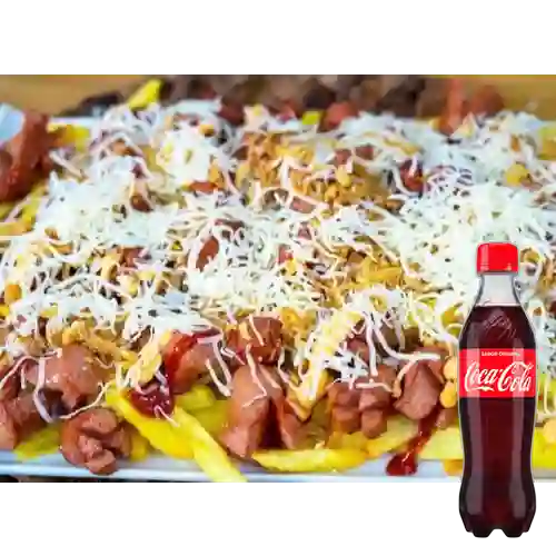 Combo Choripapa + Coca-Cola Sabor Original 400 ml