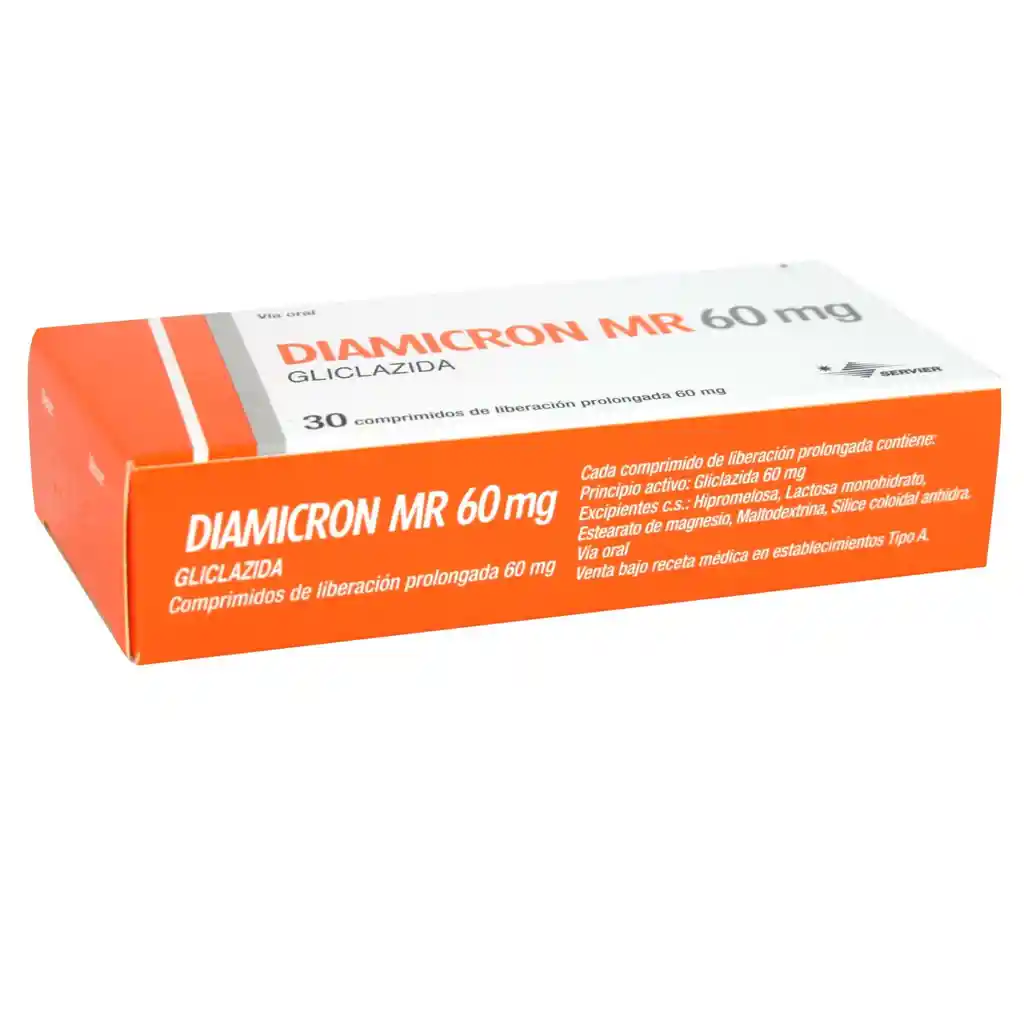 Diamicron Mr Vía Oral (60mg)