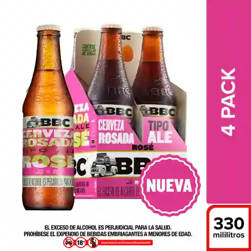 Bbc Pack Cerveza Rosé 330 mL