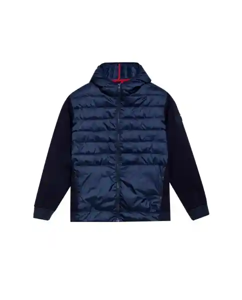 Chaqueta Quilted And Knit Azul Marino Ultraoscuro T.S Chevignon