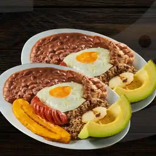 Combo x2 bandeja paisa
