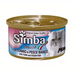 Simba Alimento Para Gato Atún y Pez Blanco 85 g