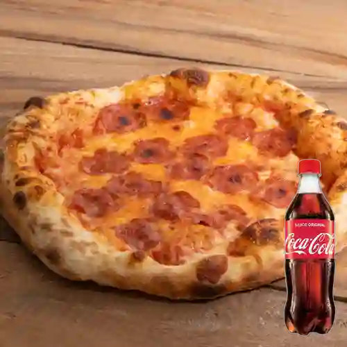 Combo Pizza Pepperoni +Cocacola Orig 500ml