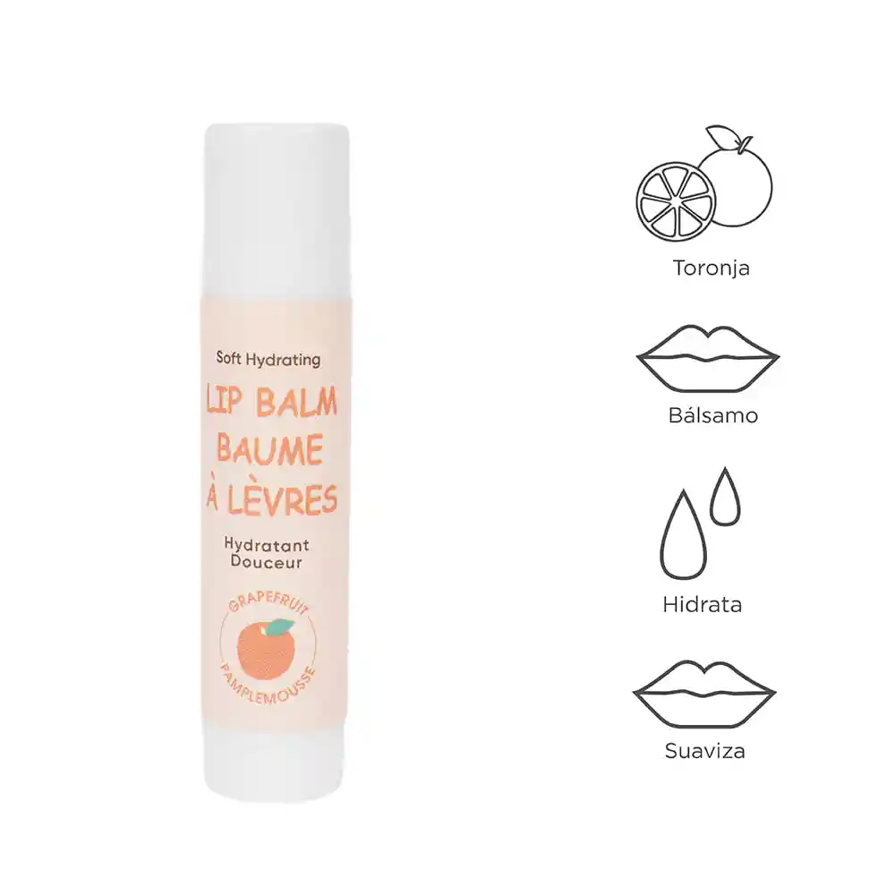 Miniso Bálsamo de Labios Hidratante Suave de Pomelo