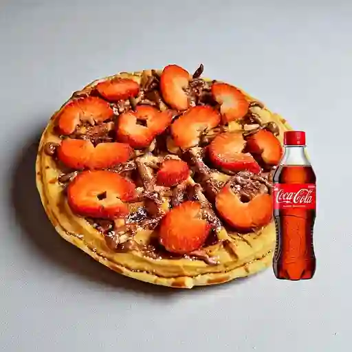 Waffle c/ Crema de Avellanas +Cocacola Org 400ml