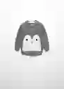 Jersey Pingu2 Gris Talla 66 Niños Mango