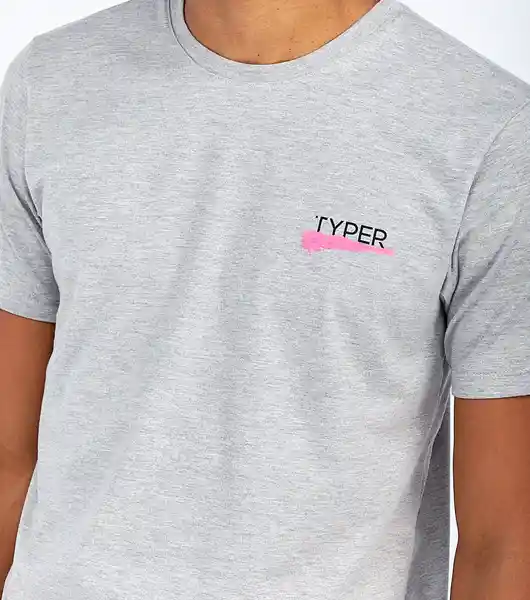 Typer Camiseta Gris Talla S 823913