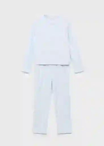 Pijama Azuli Celeste Talla 12 Niña Mango