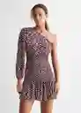 Vestido Rombo Antracita Talla 18 Niñas Mango