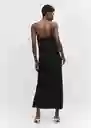 Vestido Asun Negro Talla S Mujer Mango