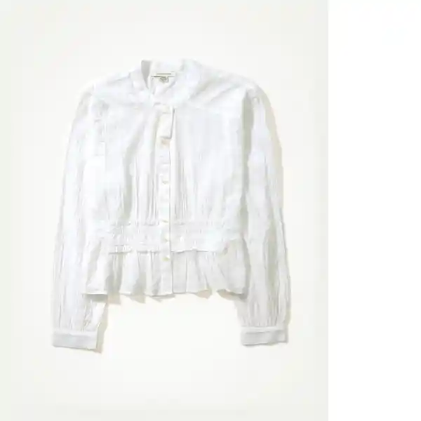 Camisa Blanco Talla: Small American Eagle