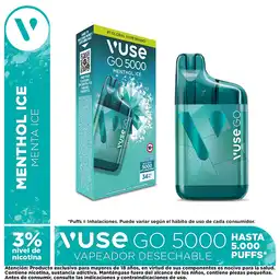 Vuse Vapeador 5000 Menthol Ice 34 mg