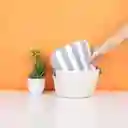 Toalla de Baño Polar Rayada Gris Miniso