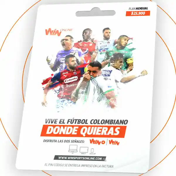 Win Sports Tarjeta Pin en Vivo y Partidos Bajo Demanda