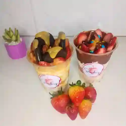 Fresas con Crema 12 Onzas Duo