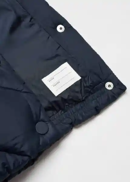 Abrigo Anorak France Navy Talla 10 Niña Mango