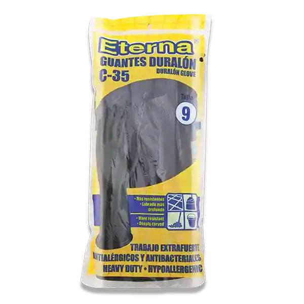 Eterna Guantes Máxima Resistencia Duralón C35 T 9