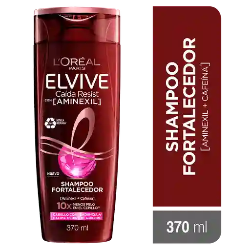 Shampoo Elvive Loreal Paris Caída Resist  370 ml