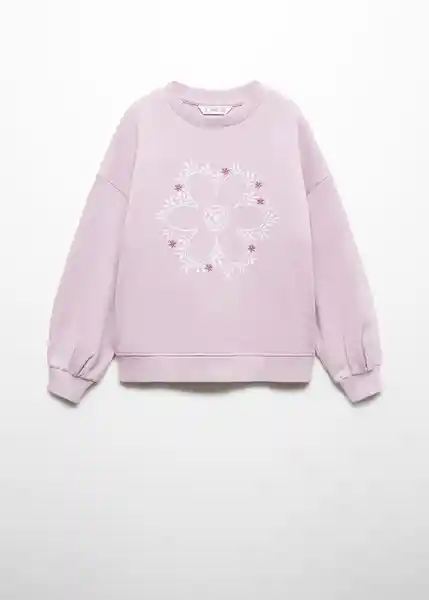 Sudadera Cece Niñas Malva Talla 10 Mango