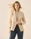 Chaqueta Beige Arena Claro Talla S 423G220 Esprit