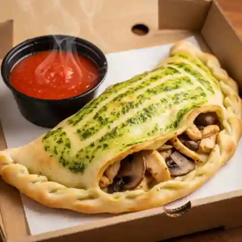 Calzone Pollo Champiñones